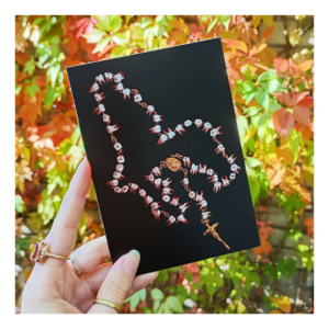 Pocztówka Różaniec z zębów