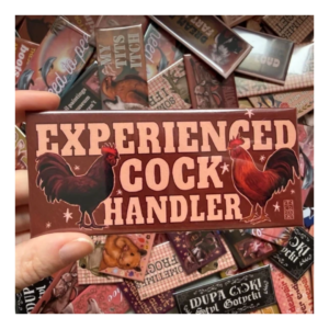 Przypinka 54×120 mm Experienced cock handler