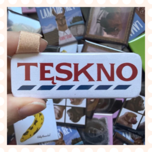 Przypinka 25×70 mm Tęskno