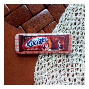 OUTLET Przypinka 25×70 mm Kociaki