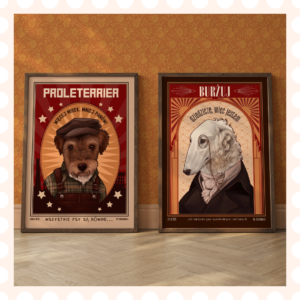 Zestaw plakatów Proleterrier i Burżuj