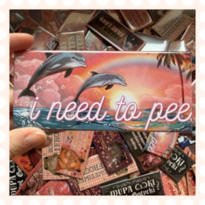 Przypinka 54×120 mm I need to pee