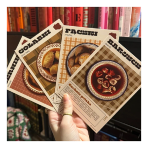 Zestaw pocztówek z polskimi daniami