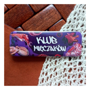 Przypinka 25×70 mm Klub mięczaków
