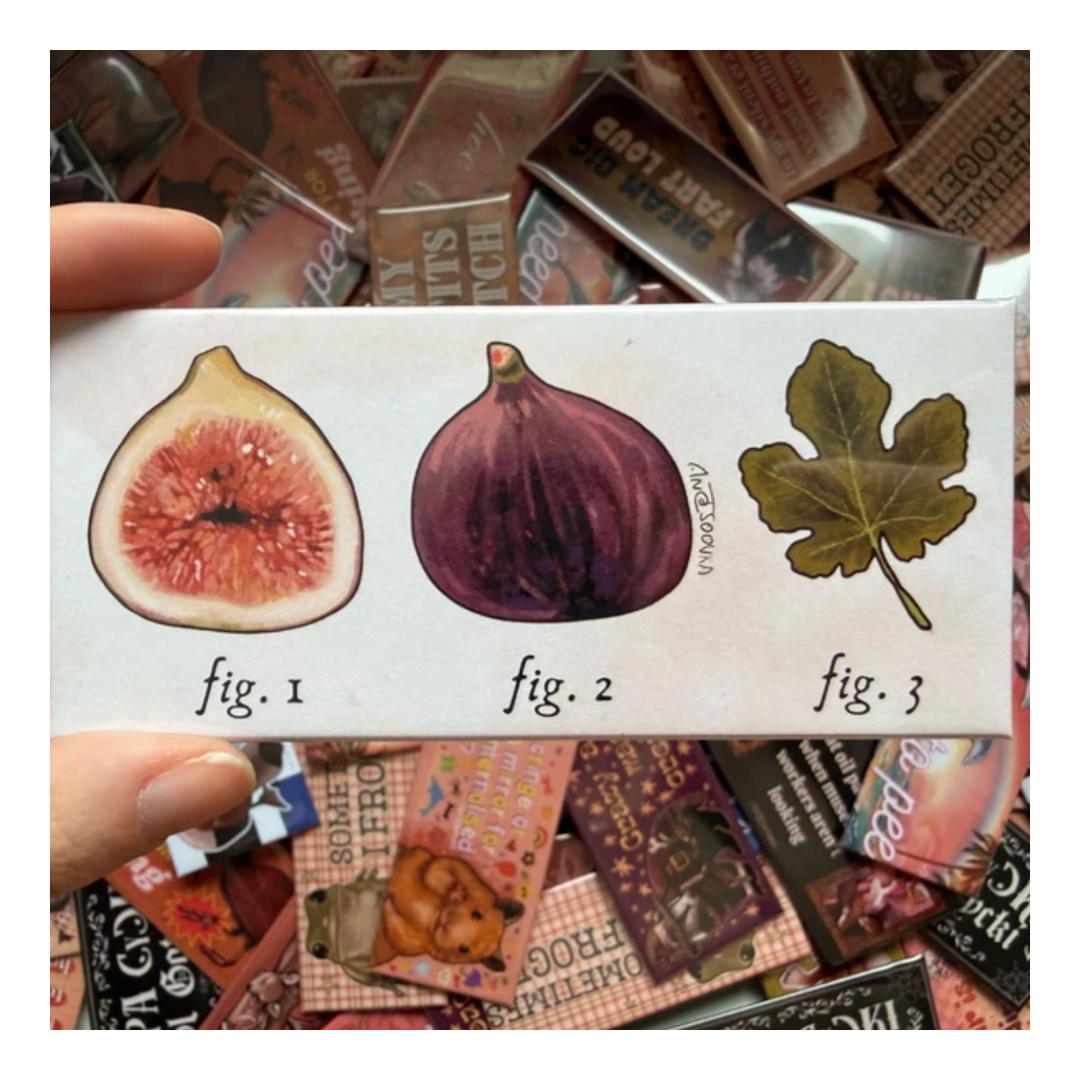 Przypinka 54×120 mm Figi - obrazek 2