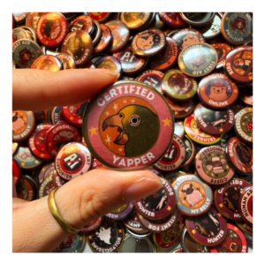 Przypinka 32 mm Certified Yapper