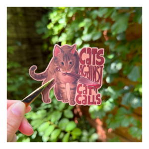 Naklejka Cats against catcalls