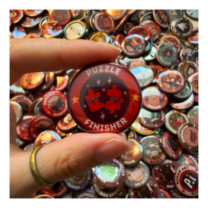Przypinka 32 mm Puzzle Finisher