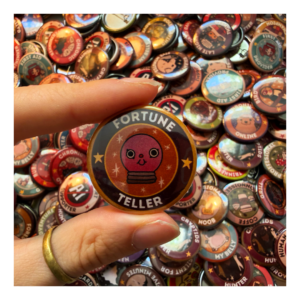 Przypinka 32 mm Fortune Teller
