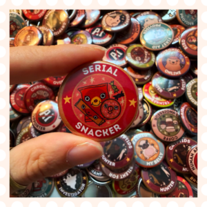 Przypinka 32 mm Serial Snacker