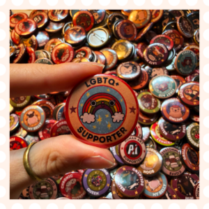 Przypinka 32 mm LGBTQ+ Supporter