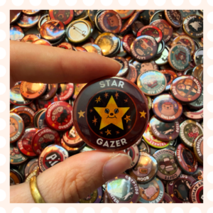 Przypinka 32 mm Star Gazer