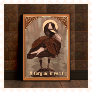 Plakat I forgive myself