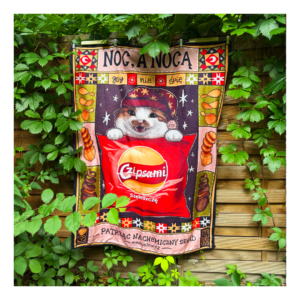 Koc polarowy Meowslowitz Noc, a nocą gdy nie śpię…